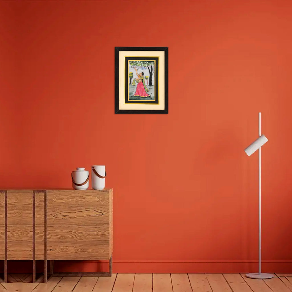 Ragamala painting angled view
