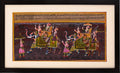 Royal Elephant Procession — Rajasthani Folk Miniature on Paper (12×11 in)