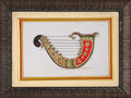 Jewelled Veena — Musical Instrument Study on Marble (14×11 in)