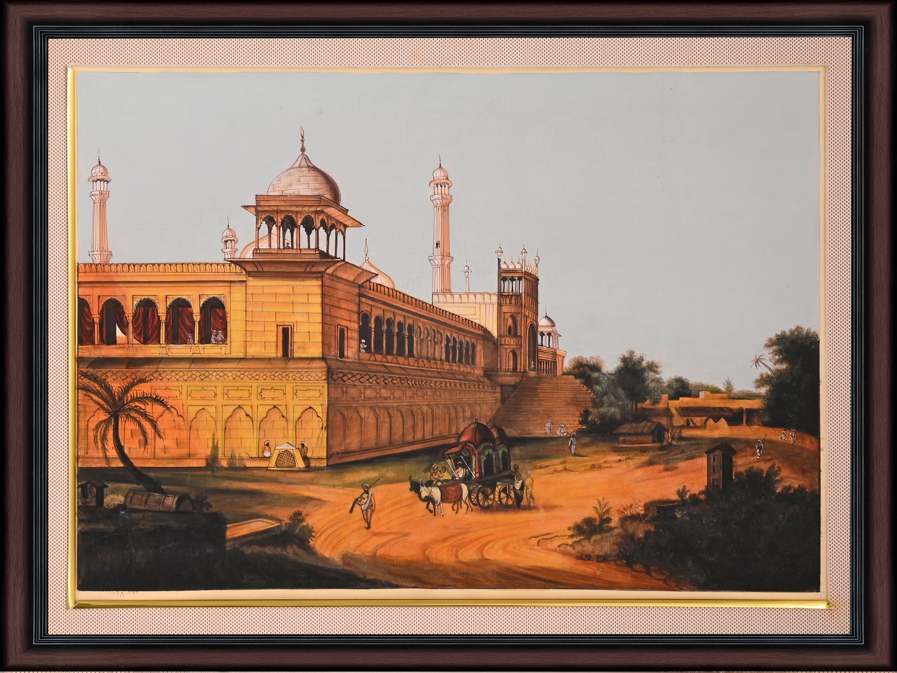 Jama Masjid — Company School Architectural Painting on Paper