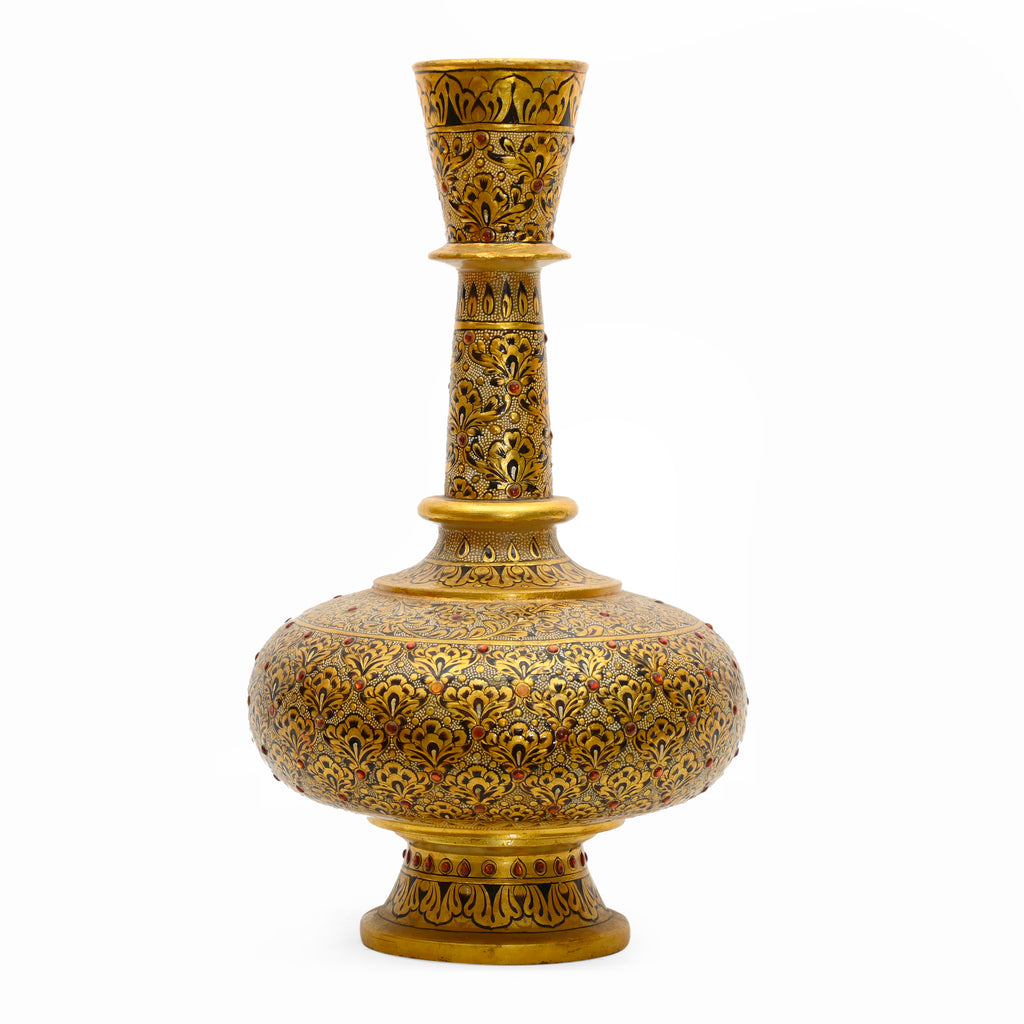 Makrana Marble Surai — All-Gold Kundan Work Vessel