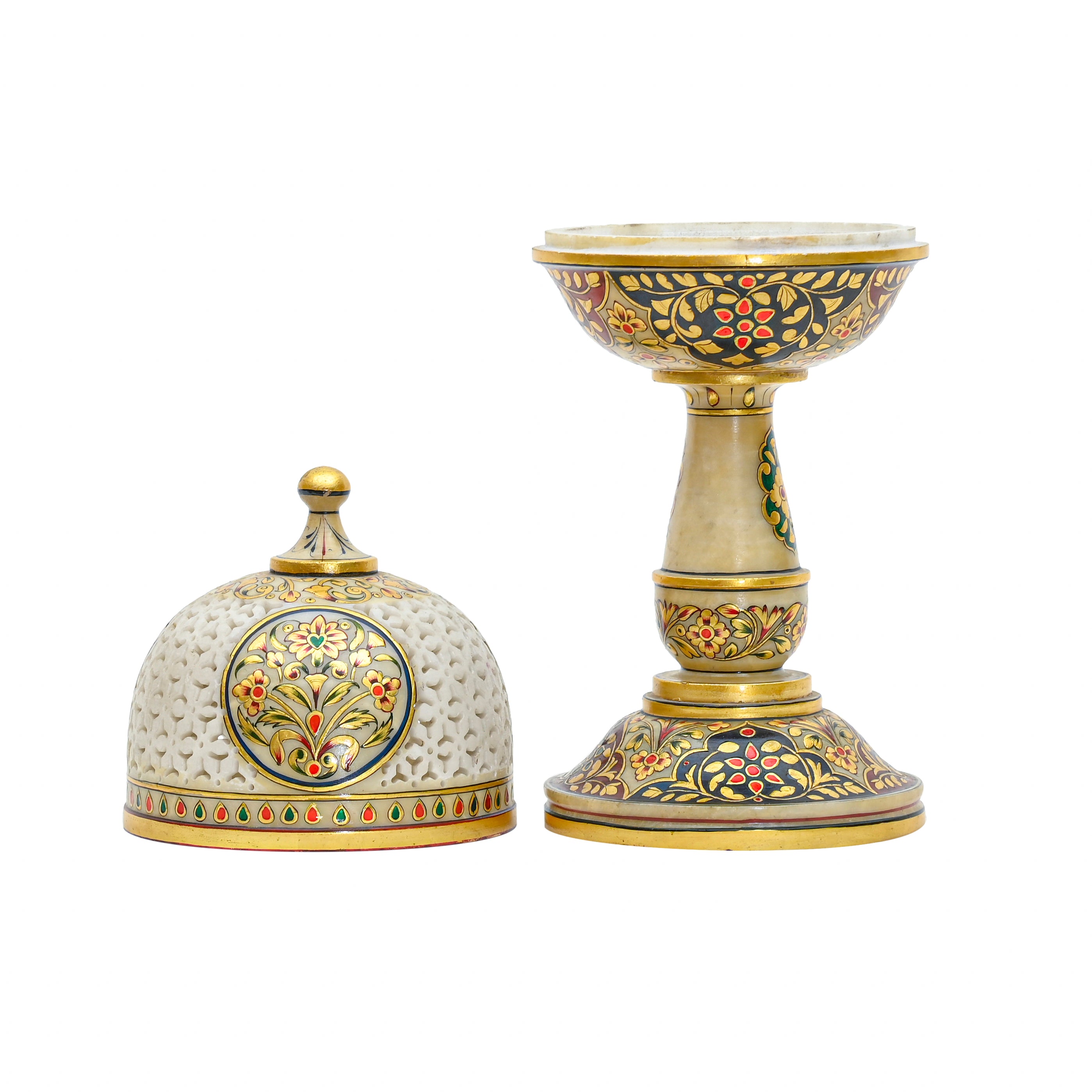 Makrana Gold Jali Lantern